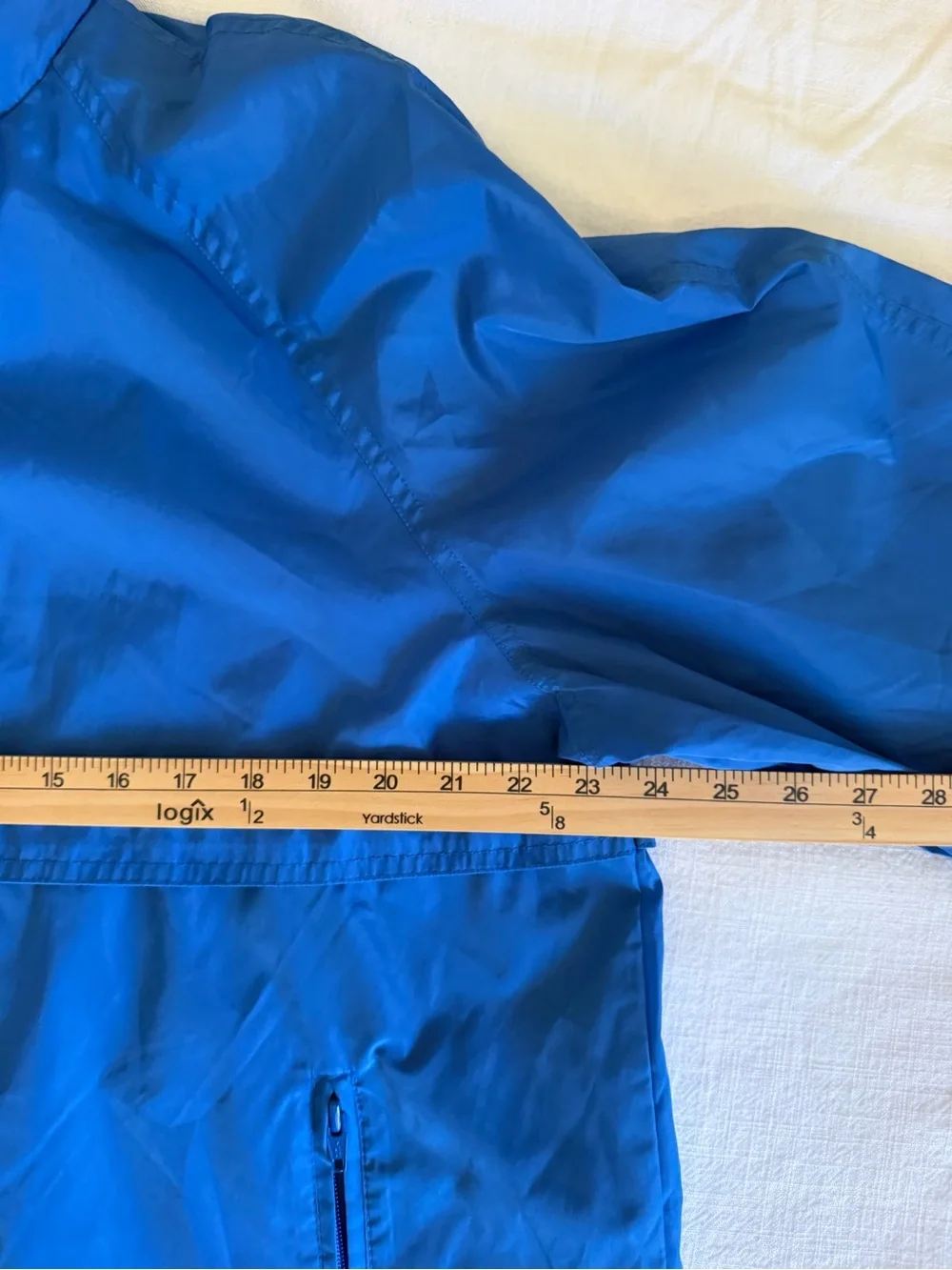 Vintage Eddie Bauer Bright Blue Men's Windbreaker Jacket